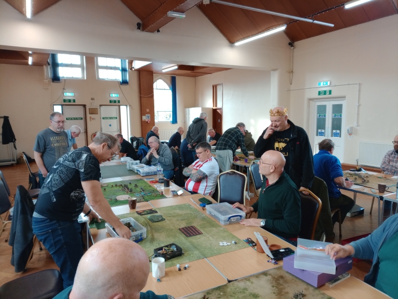 Rob Tyalor keeps a beady eye on his likely next opponent